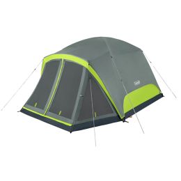 Coleman Skydome&trade; 6-Person Camping Tent w/Screen Room - Rock Grey