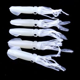 HENG JIA-SO035 Fast Selling Noctilucan Squid Soft Bait Bait 5 Pack Bag AM Bait Suit