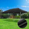 9.6*19.1ft EZ Pop Up Canopy Folding Gazebo/Black