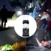 2 in 1 Ultra Bright Portable LED Flashlights Camping Lantern 2 Way Rechargeable